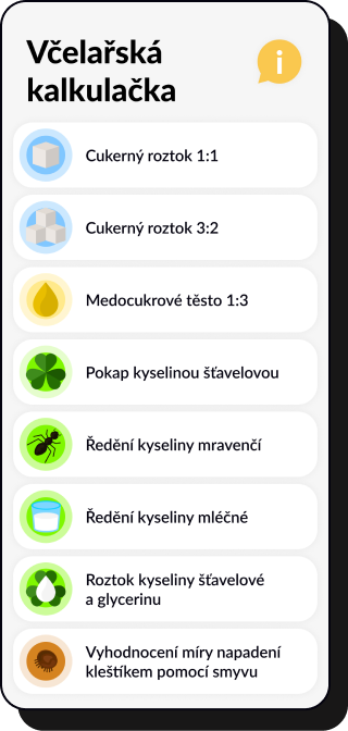Úvodní stránka aplikace